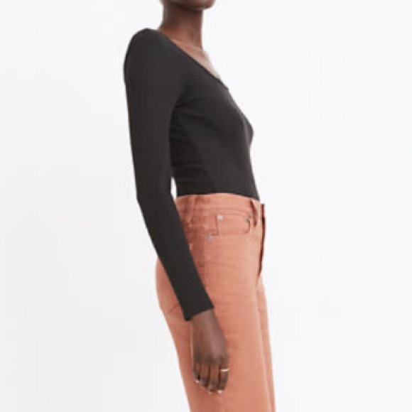 Madewell NWT Ribbed Square Next Thong Bodysuit - Picture 4 of 8